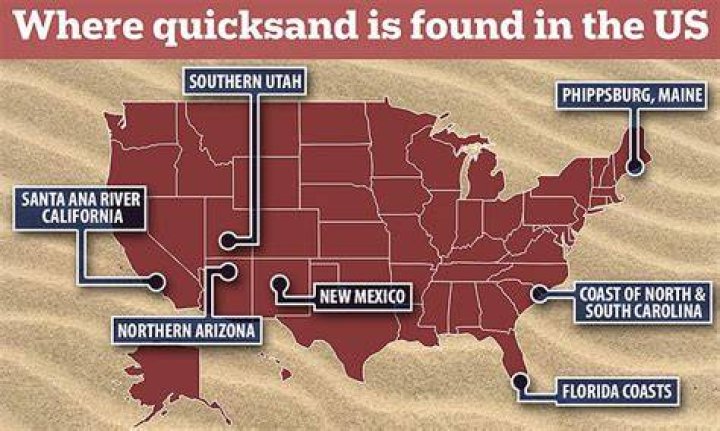 Does Texas have quicksand?