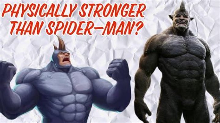 How strong is Rhino Marvel?