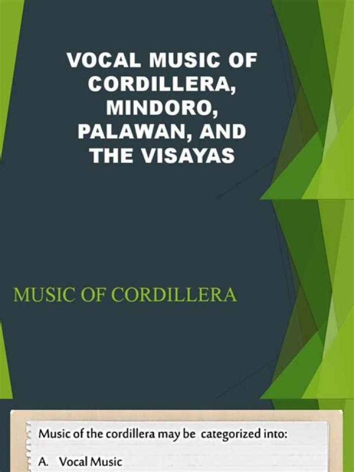 What are the vocal music in Mindoro?