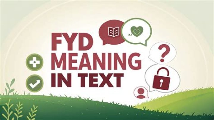 What does Fyd mean in texting slang?