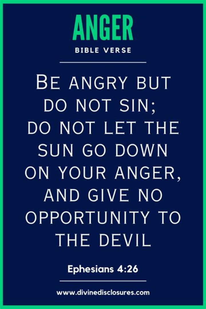 What God says about anger and bitterness?