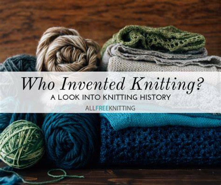 Who invented knitting?