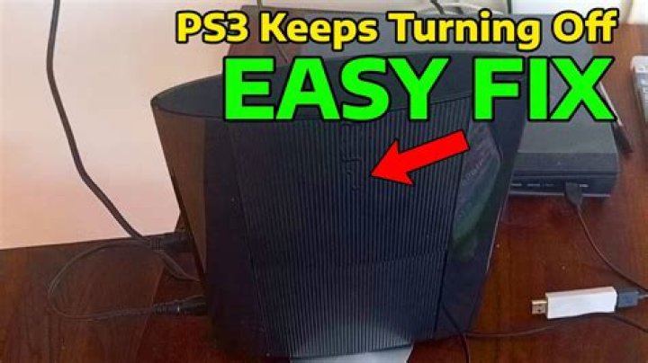 Why is my PS3 turning off by itself?