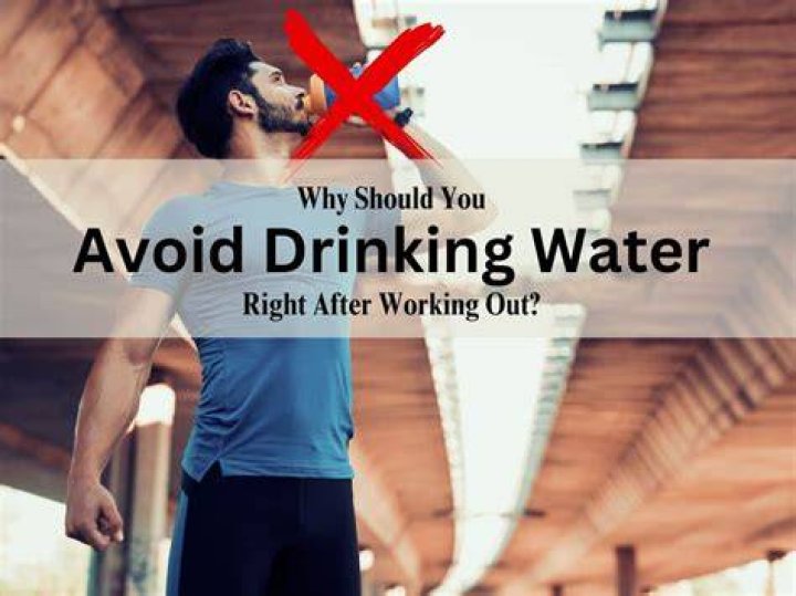 Why we should not stand up and drink water?